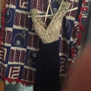 Davids bridal prom or formal floor length gown.